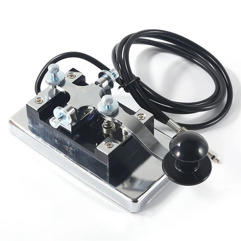 New--CW Morse Key Manual Telegraph Morse Key For Shortwave Radio DIY Telegraph Key Radio Communication Teaching Aids
New--CW Morse Key Manual Telegraph Morse Key For Shortwave Radio DIY Telegraph Key Radio Communication Teaching Aids