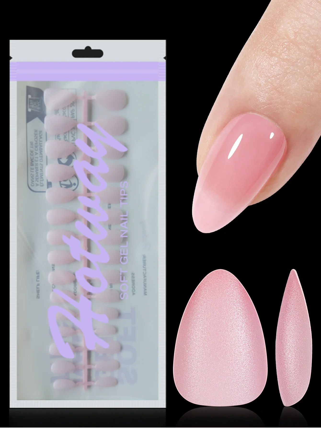 120 matte light pink short almond double-sided frosted acrylic nail tips, 15 sizes - medium length, smooth surface, perfect for
120 matte light pink short almond double-sided frosted acrylic nail tips, 15 sizes - medium length, smooth surface, perfect for