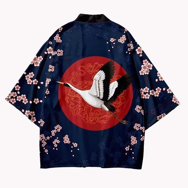 Harajuku Cardigan Loose Thin Haori Japanese Ukiyoe Pattern Kimono Adult Festival Party Cloak 3D Printing Tops Asl Outift
Harajuku Cardigan Loose Thin Haori Japanese Ukiyoe Pattern Kimono Adult Festival Party Cloak 3D Printing Tops Asl Outift