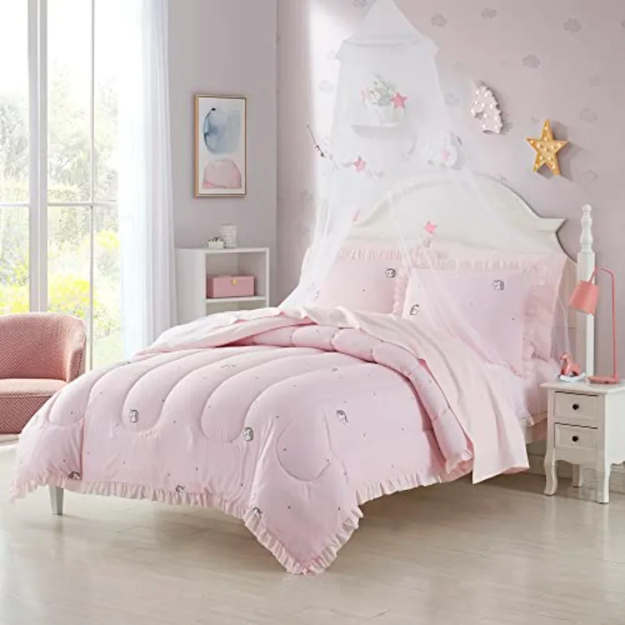 Bedding Set Bed in a Bag for Boys and Girls Toddlers Printed Sheet Set and Comforter
Bedding Set Bed in a Bag for Boys and Girls Toddlers Printed Sheet Set and Comforter