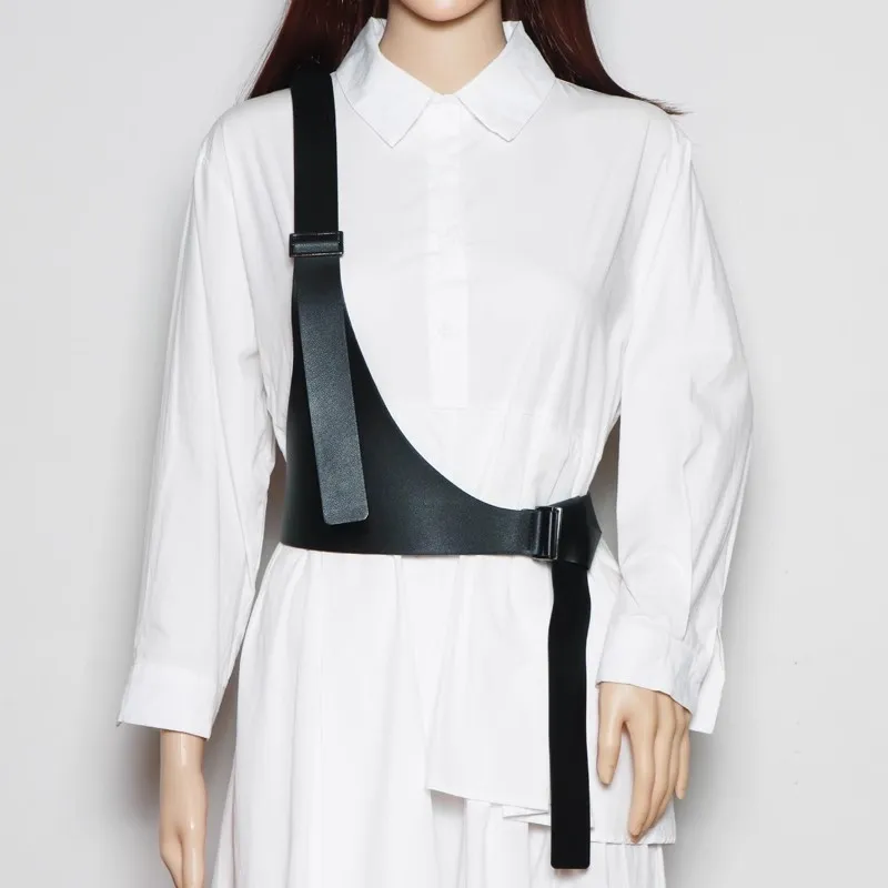 Women's Fashion PU Leather Shoulder Corset Female Cummerbund Coat Waistband Dress Decration Wide Belt J352
Women's Fashion PU Leather Shoulder Corset Female Cummerbund Coat Waistband Dress Decration Wide Belt J352