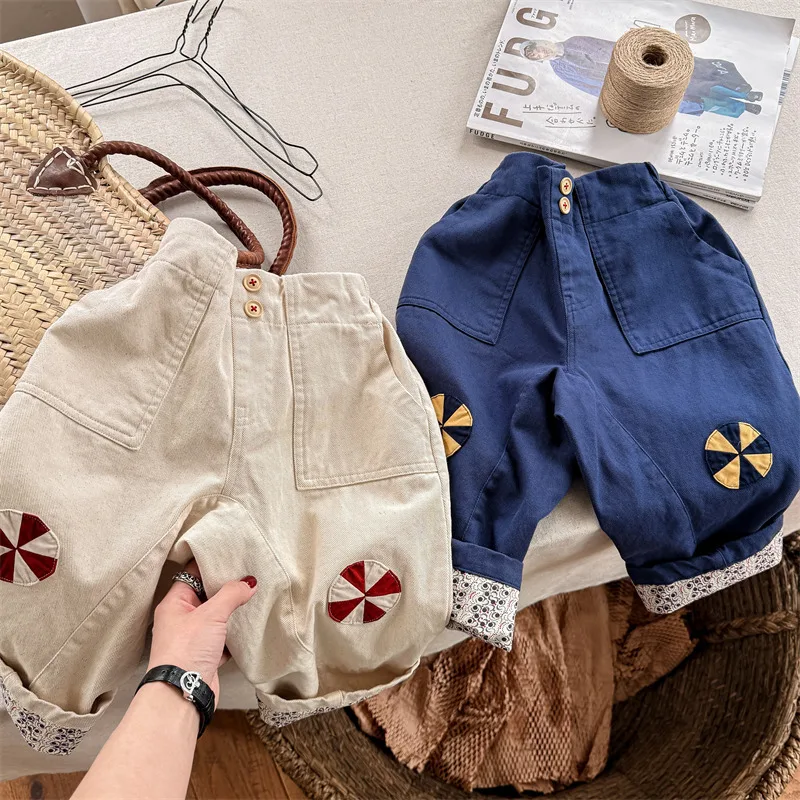 2025 Spring New Children Patch Casual Pants Cotton Versatile Baby Girls Solid Harem Pants Boys Loose Trousers Kids Clothes
2025 Spring New Children Patch Casual Pants Cotton Versatile Baby Girls Solid Harem Pants Boys Loose Trousers Kids Clothes