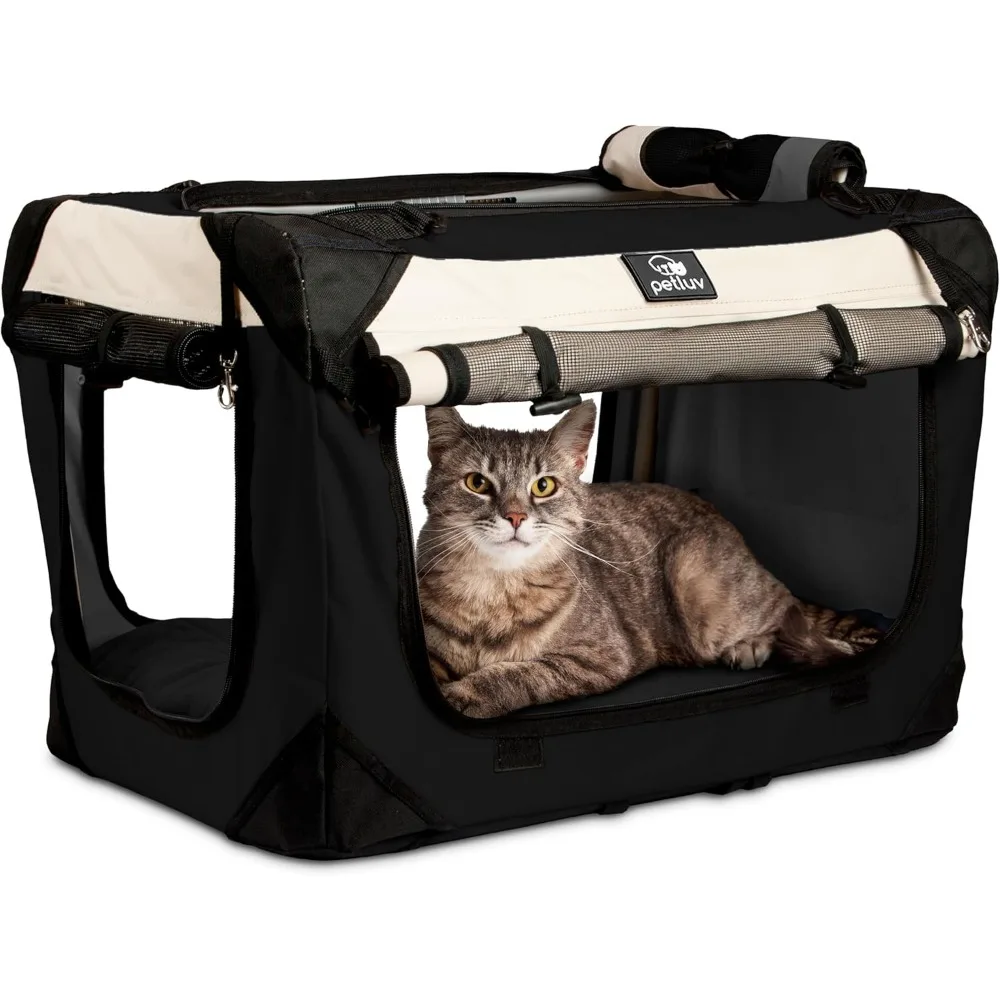 Soft-Sided Pet Carrier, Large 24x16x16, Fits Large Cat, 2 Cats, or Medium Dog Comfortably, Great for Travel & Vet Visits
Soft-Sided Pet Carrier, Large 24x16x16, Fits Large Cat, 2 Cats, or Medium Dog Comfortably, Great for Travel & Vet Visits