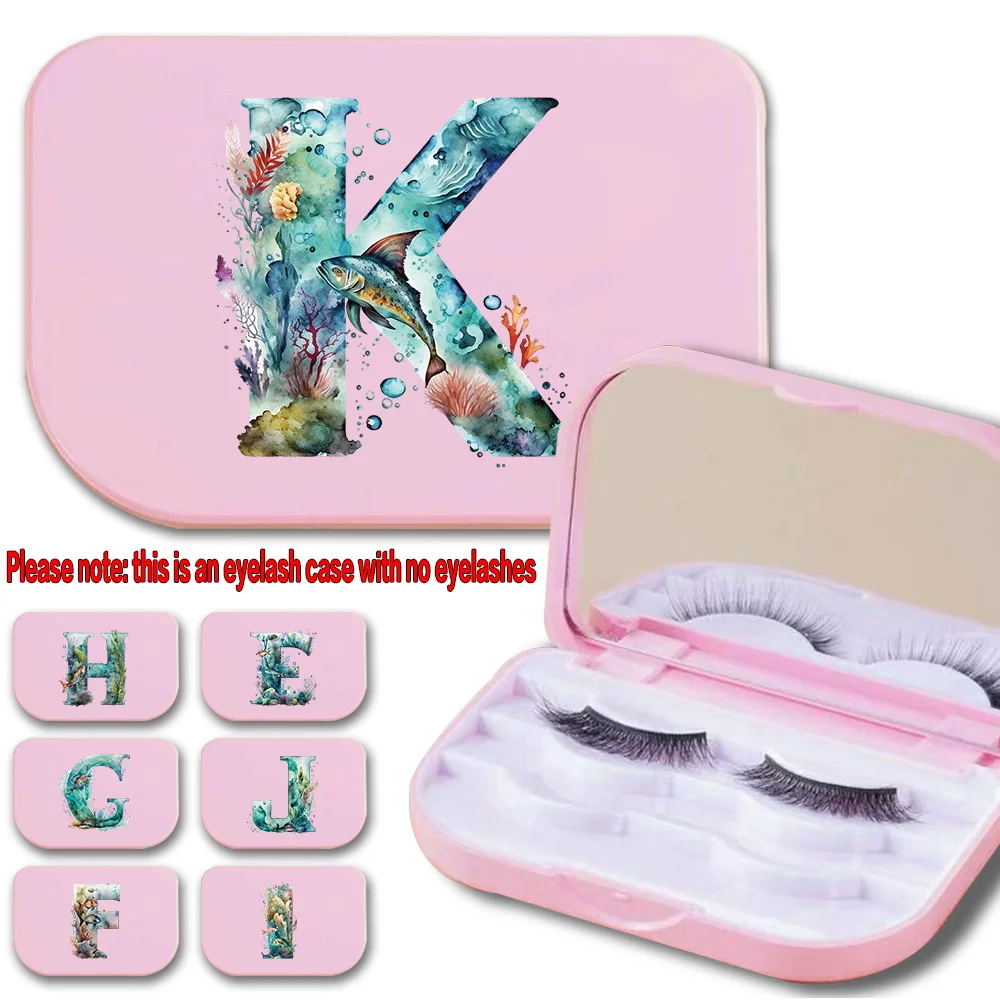 Waterproof False Eyelashes Storage Box With Mirror Three Layer False Eyelash Case Pocket Eye Lash Organizer Fish Letter Pattern
Waterproof False Eyelashes Storage Box With Mirror Three Layer False Eyelash Case Pocket Eye Lash Organizer Fish Letter Pattern