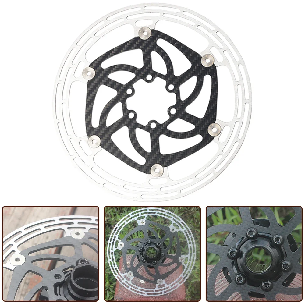 Carbon Fiber MTB Mountain Bike Disc Brake 140mm 160mm 180mm 6 Bolts Ultralight Floating Hydraulic Brake Rotors Bicycle Parts
Carbon Fiber MTB Mountain Bike Disc Brake 140mm 160mm 180mm 6 Bolts Ultralight Floating Hydraulic Brake Rotors Bicycle Parts