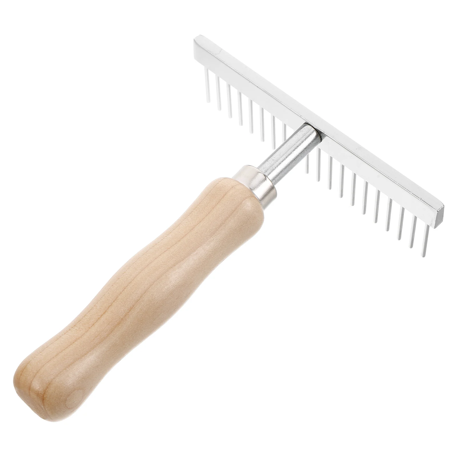 Effective Dematting Comb For Horses And Dogs Stainless Steel Grooming Rake With Ergonomic Wooden Handle Livestock Care
Effective Dematting Comb For Horses And Dogs Stainless Steel Grooming Rake With Ergonomic Wooden Handle Livestock Care