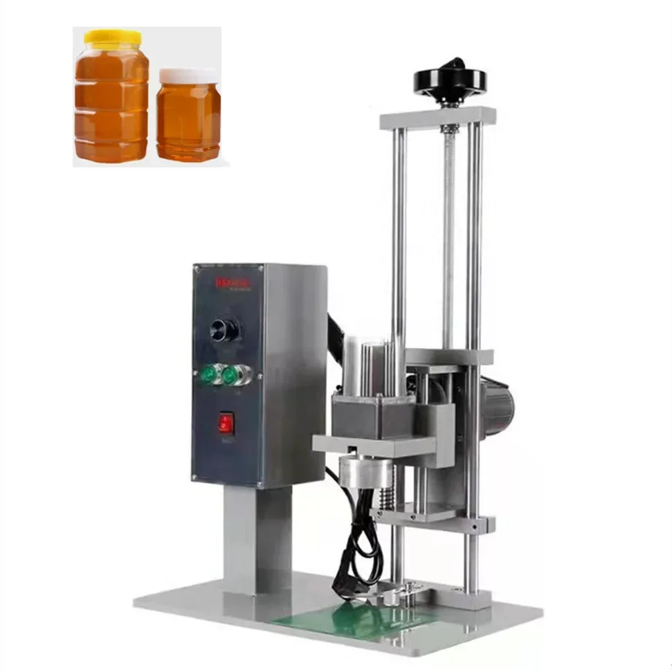 AQDevice Fruit Jam Glass Jar Capping Machine/Bottle screw lid sealer closer capping machine
AQDevice Fruit Jam Glass Jar Capping Machine/Bottle screw lid sealer closer capping machine