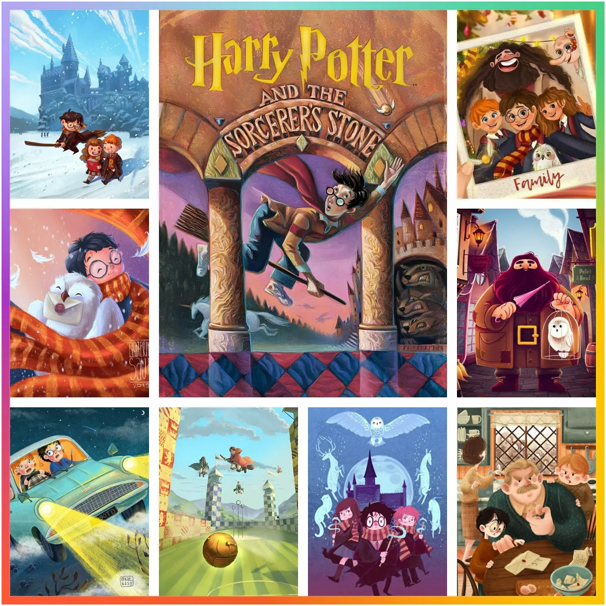 Harry Potter Catoon Diamond Painting Cross Stitch Drawing Printed Element Mosaic Embroidery Home Decor 5D DIY Art New
Harry Potter Catoon Diamond Painting Cross Stitch Drawing Printed Element Mosaic Embroidery Home Decor 5D DIY Art New