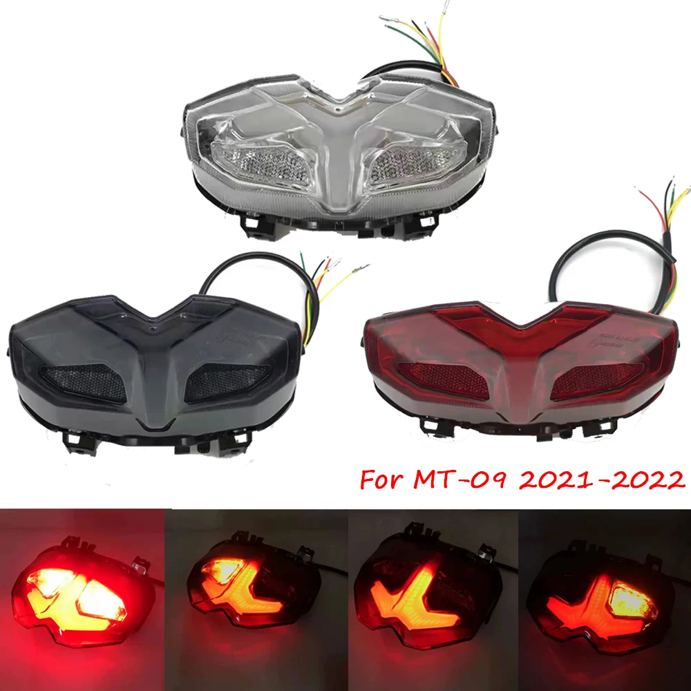 Motorcycle Rear Brake Light LED Taillight Blinker Indicator Shift Turn Signal Lights Lamp For Yamaha MT-09 MT09 MT 09 2021-2022
Motorcycle Rear Brake Light LED Taillight Blinker Indicator Shift Turn Signal Lights Lamp For Yamaha MT-09 MT09 MT 09 2021-2022