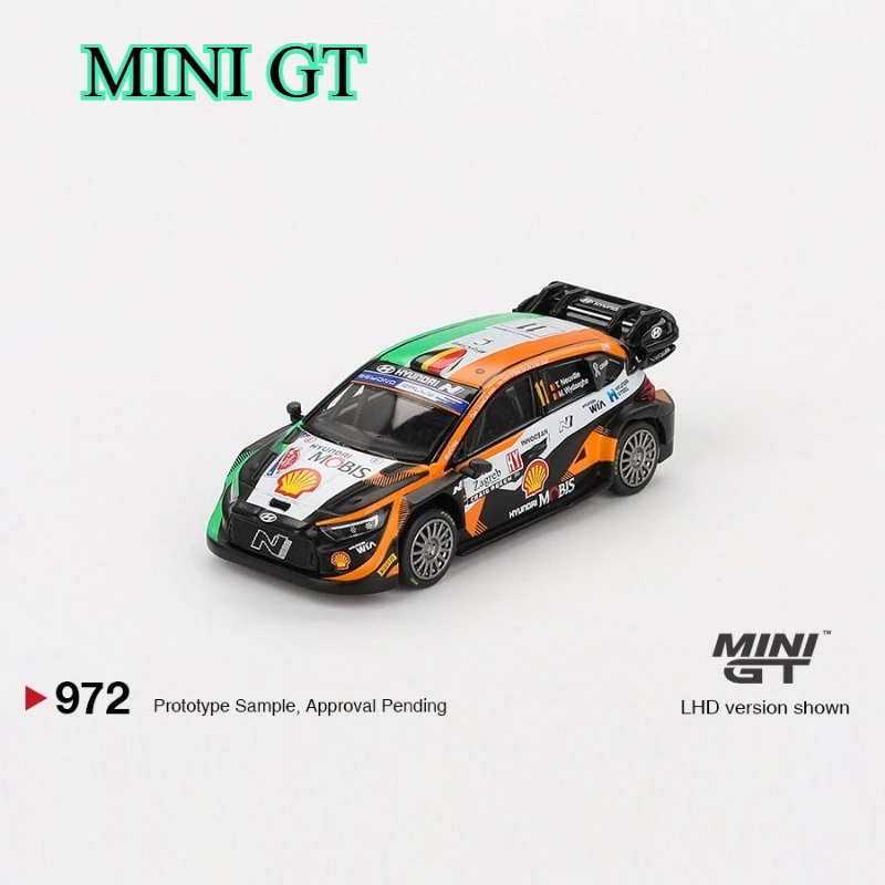 MINI GT 1:64 Modern Hyundai i20 N Rally1 Scale Model Replica Car Collection Decoration Item Boys' Gift Car Toy
MINI GT 1:64 Modern Hyundai i20 N Rally1 Scale Model Replica Car Collection Decoration Item Boys' Gift Car Toy