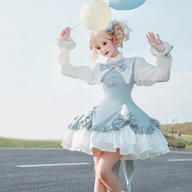 Original Magic Magic Girl op Lolita Princess Dress Everyday Cute Lolita sweet long-sleeved dress
Original Magic Magic Girl op Lolita Princess Dress Everyday Cute Lolita sweet long-sleeved dress