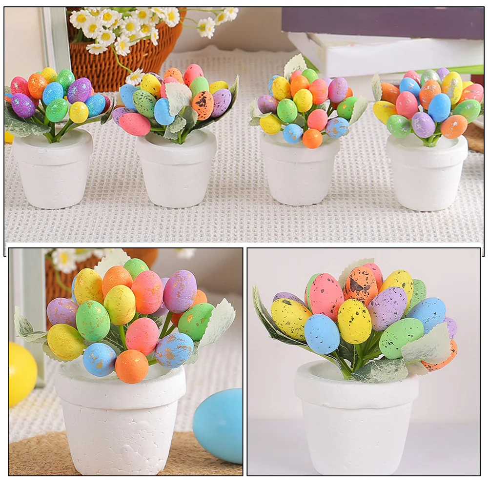 4Pcs Easter Egg Bonsai Statue Fine Polishing No Burr Comfortable Feel Party Favor Gift Home Decor Easter Party Decoraiton
4Pcs Easter Egg Bonsai Statue Fine Polishing No Burr Comfortable Feel Party Favor Gift Home Decor Easter Party Decoraiton