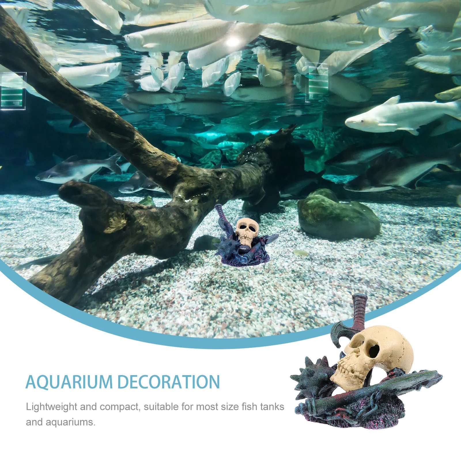 1Pcs Lifelike Resin Skull Craft Smooth Bottom Aquarium Decor Long-Lasting Fish Tank Decoration Aquarium Decoration
1Pcs Lifelike Resin Skull Craft Smooth Bottom Aquarium Decor Long-Lasting Fish Tank Decoration Aquarium Decoration