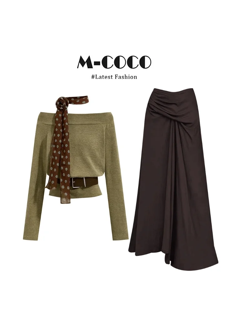 Marie Vintage Short Sleeveless Knitted Sweater Women's Fashion Set with Half-length Skirt Autumn New Style Brand
Marie Vintage Short Sleeveless Knitted Sweater Women's Fashion Set with Half-length Skirt Autumn New Style Brand