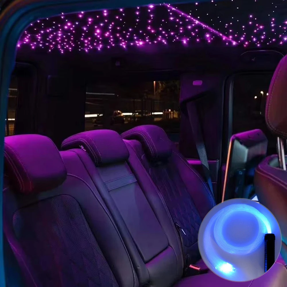 Twinkle Starry Sky Car Roof 16W RGBW Fiber Optic Starlight Remote Control 2m Led Star Roof Car Interior Ambient Atmosphere Light
Twinkle Starry Sky Car Roof 16W RGBW Fiber Optic Starlight Remote Control 2m Led Star Roof Car Interior Ambient Atmosphere Light