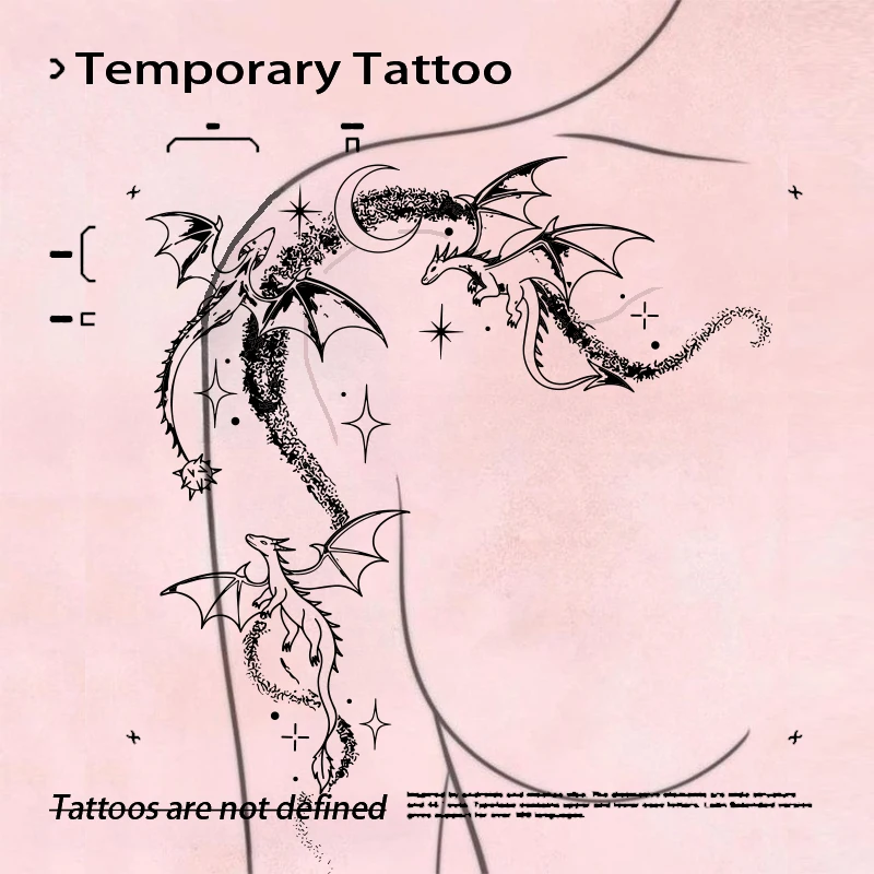 Sexy Flying Dragon Herbal Tattoo Stickers For Woman Men Shoulder Temporary Waterproof Tattoo Body Fake Tattoo Halloween Y2K 2025
Sexy Flying Dragon Herbal Tattoo Stickers For Woman Men Shoulder Temporary Waterproof Tattoo Body Fake Tattoo Halloween Y2K 2025