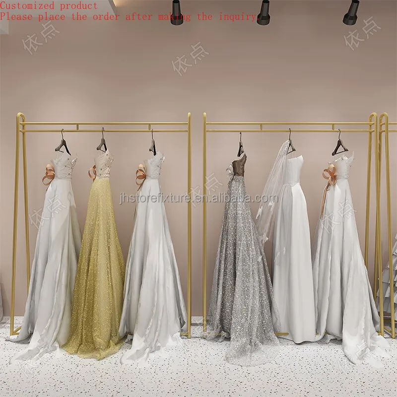 Top Quality Bridal Shop Decorations Wedding Dress Display Hanging Rack Stainless Steel Gold Silver Wedding Dress Stand Racks
Top Quality Bridal Shop Decorations Wedding Dress Display Hanging Rack Stainless Steel Gold Silver Wedding Dress Stand Racks