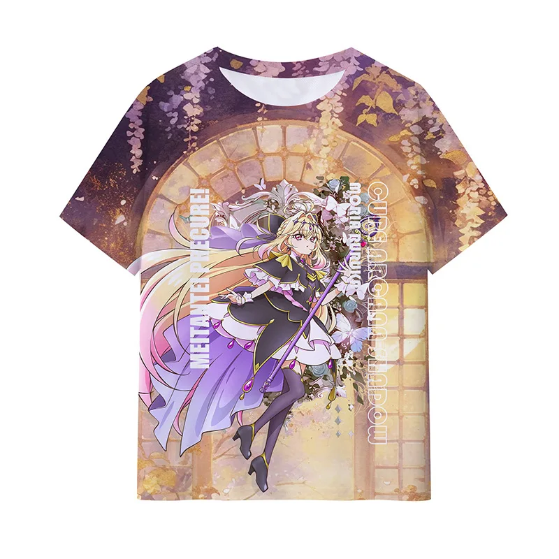 Cartoon Star Detective Precure Anime Peripheral T-shirt Moria Ruruka Kawaii Print Summer Short Sleeved Top Unisex Gift
Cartoon Star Detective Precure Anime Peripheral T-shirt Moria Ruruka Kawaii Print Summer Short Sleeved Top Unisex Gift