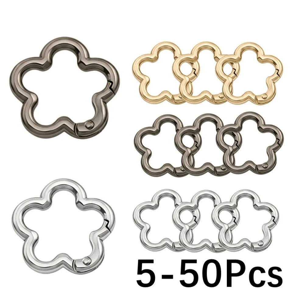 5-50Pcs Alloy Spring Rings Clips Trigger Snap Buckle Clasp Keyring Hook Clip for Keychains Bags Purses DIY Crafts Making
5-50Pcs Alloy Spring Rings Clips Trigger Snap Buckle Clasp Keyring Hook Clip for Keychains Bags Purses DIY Crafts Making