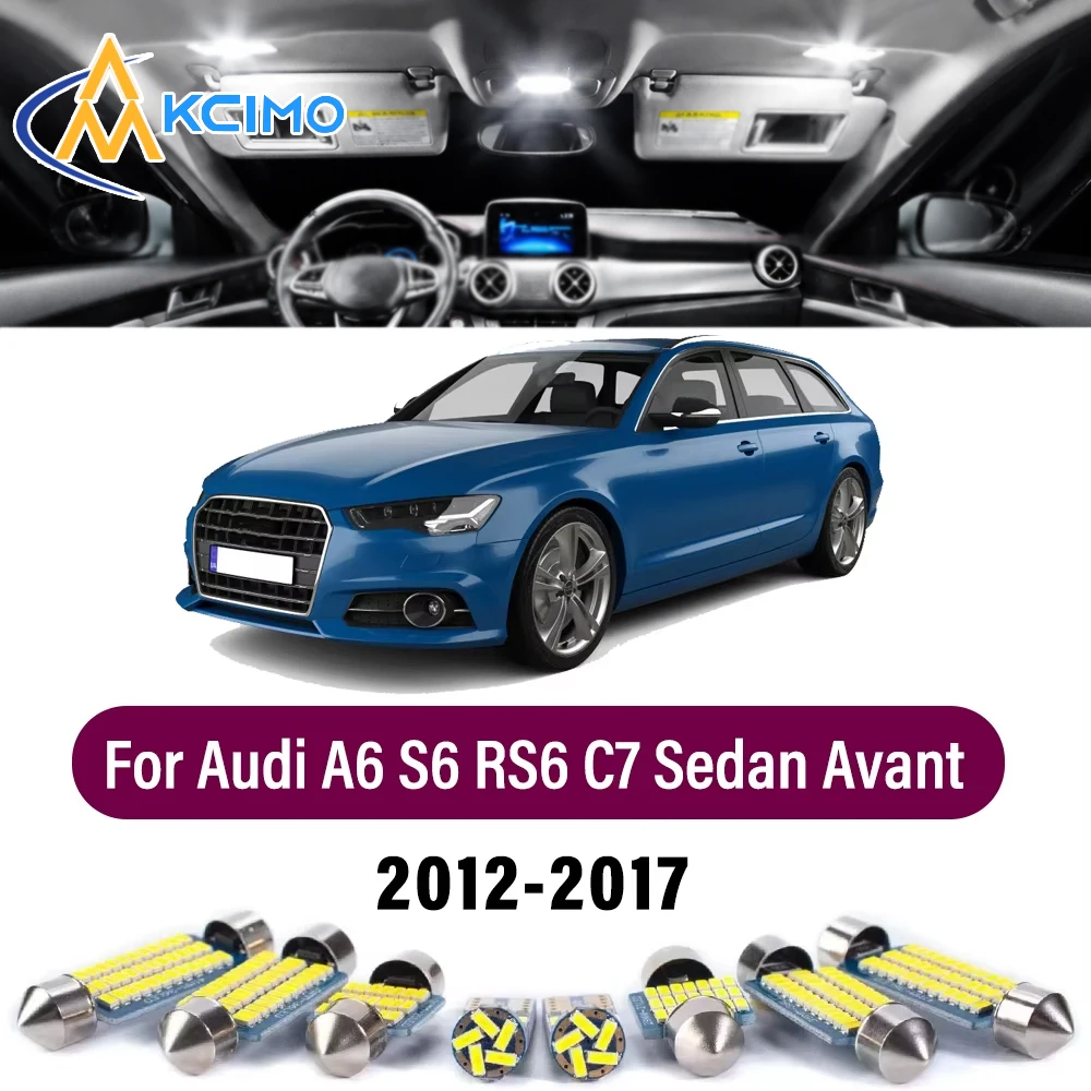 high-quality For Audi A6 S6 RS6 C7 Sedan Avant 2012-2017 LED Interior Light Kit Dome Map Lamp White Blue Car Accessories
high-quality For Audi A6 S6 RS6 C7 Sedan Avant 2012-2017 LED Interior Light Kit Dome Map Lamp White Blue Car Accessories