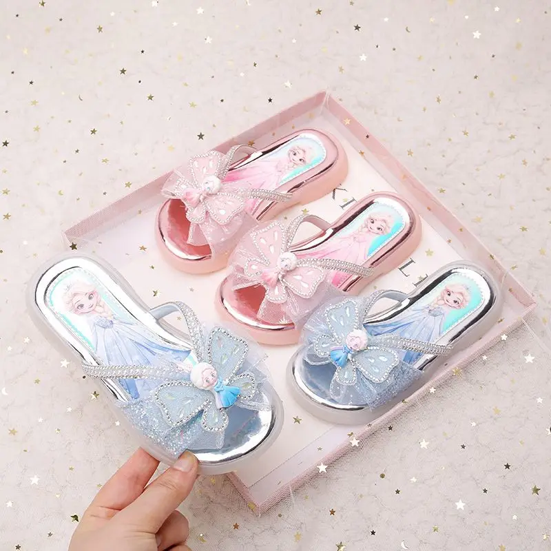 Disney girls frozen summer bath non-slip children's princess slippers indoor cartoon cute shoes
Disney girls frozen summer bath non-slip children's princess slippers indoor cartoon cute shoes