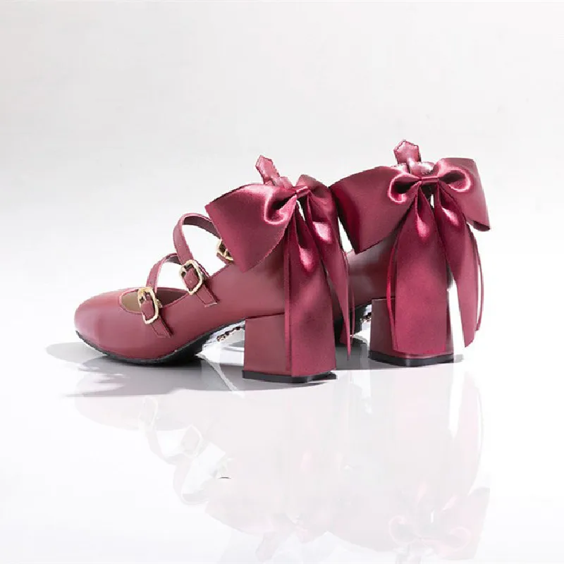 Spring and summer new round head bow middle heel buckle single shoes thick high heel versatile party dress women's shoes
Spring and summer new round head bow middle heel buckle single shoes thick high heel versatile party dress women's shoes