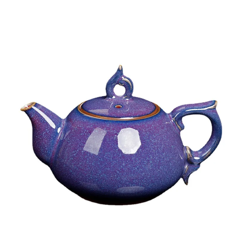 Teapot Household ceramic brewing teapot Single pot Small hand-held pot Black tea Pu'er kiln change filter
Teapot Household ceramic brewing teapot Single pot Small hand-held pot Black tea Pu'er kiln change filter
