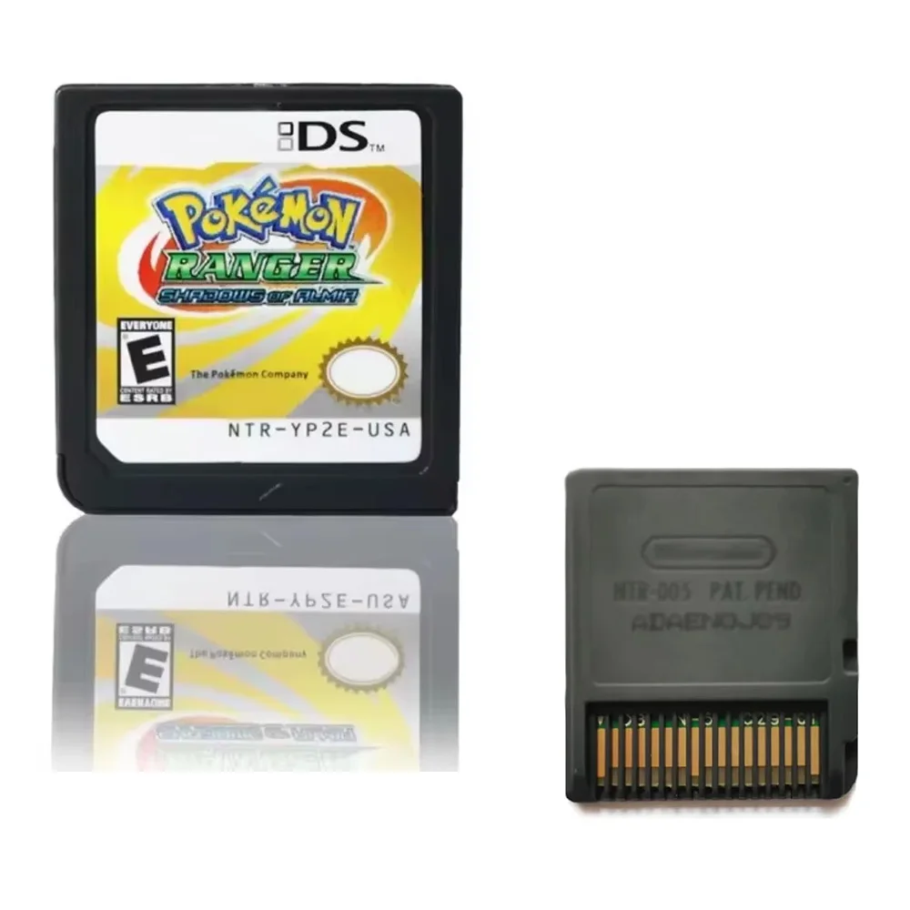 Игровой картридж серии Pokemon DS Explorers of Darknes, карта для игровой консоли, тени Almia, карта DS для NDSL 2DS 3DS
Игровой картридж серии Pokemon DS Explorers of Darknes, карта для игровой консоли, тени Almia, карта DS для NDSL 2DS 3DS