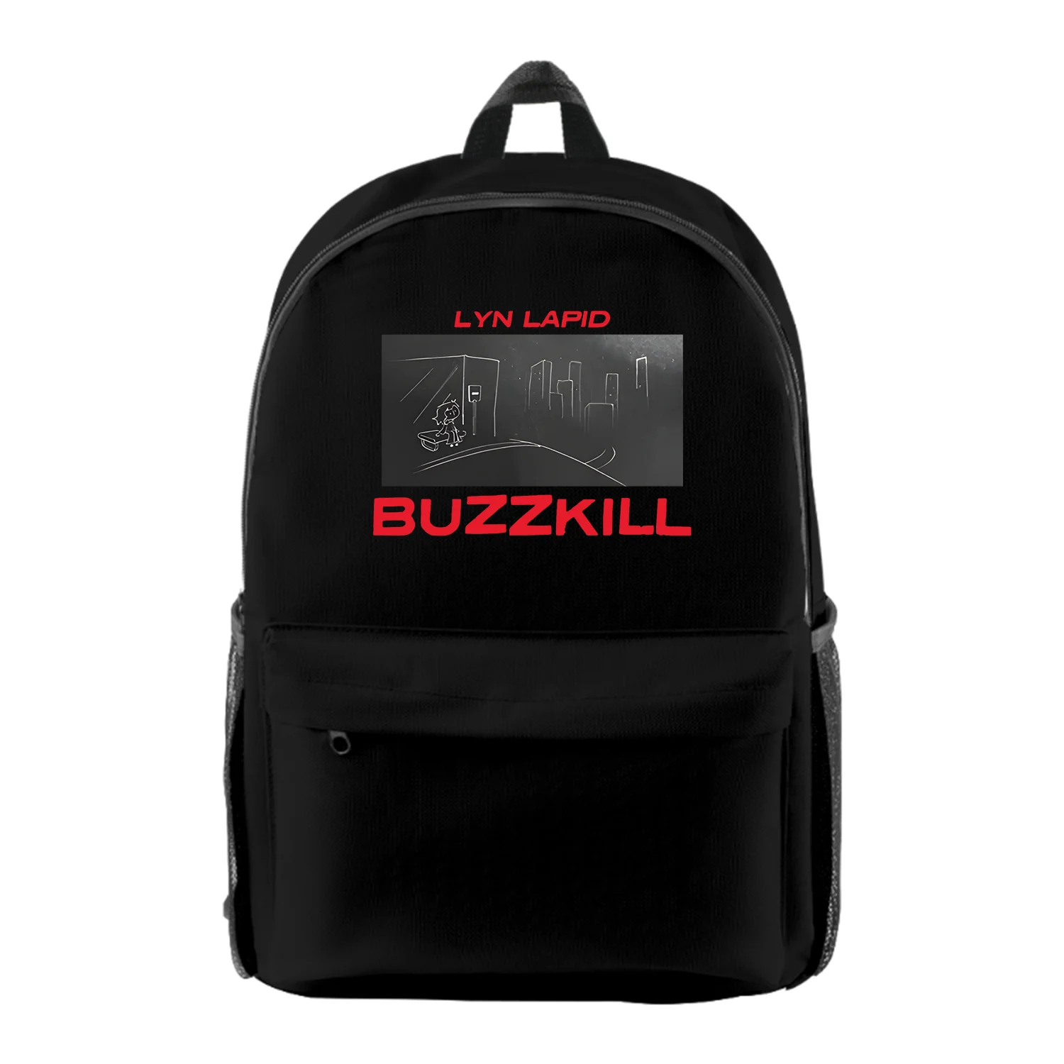 Lyn Lapid Buzzkill Backpack Women Men Shoulders Bag Casual Streetwear Daypack Unisex Travel Bags
Lyn Lapid Buzzkill Backpack Women Men Shoulders Bag Casual Streetwear Daypack Unisex Travel Bags