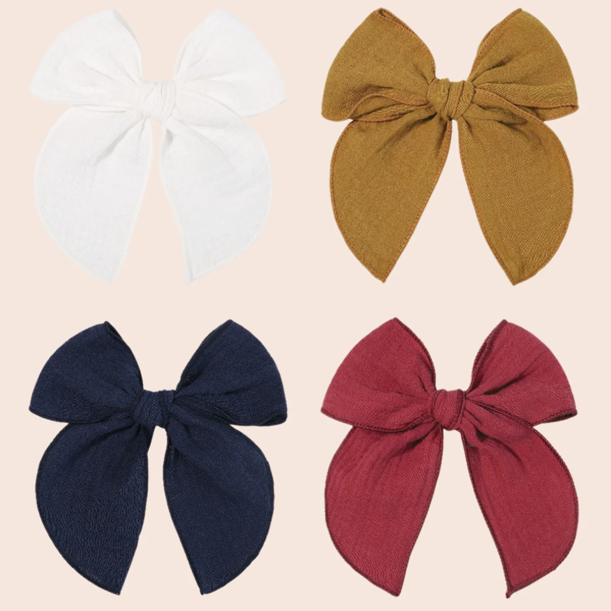 Solid Color Bow Tie Tailcoat Hair Clips for Women Spring Elegant Floral Fashion Hair Barrette Sweet Daily Use Hair Accessory
Solid Color Bow Tie Tailcoat Hair Clips for Women Spring Elegant Floral Fashion Hair Barrette Sweet Daily Use Hair Accessory