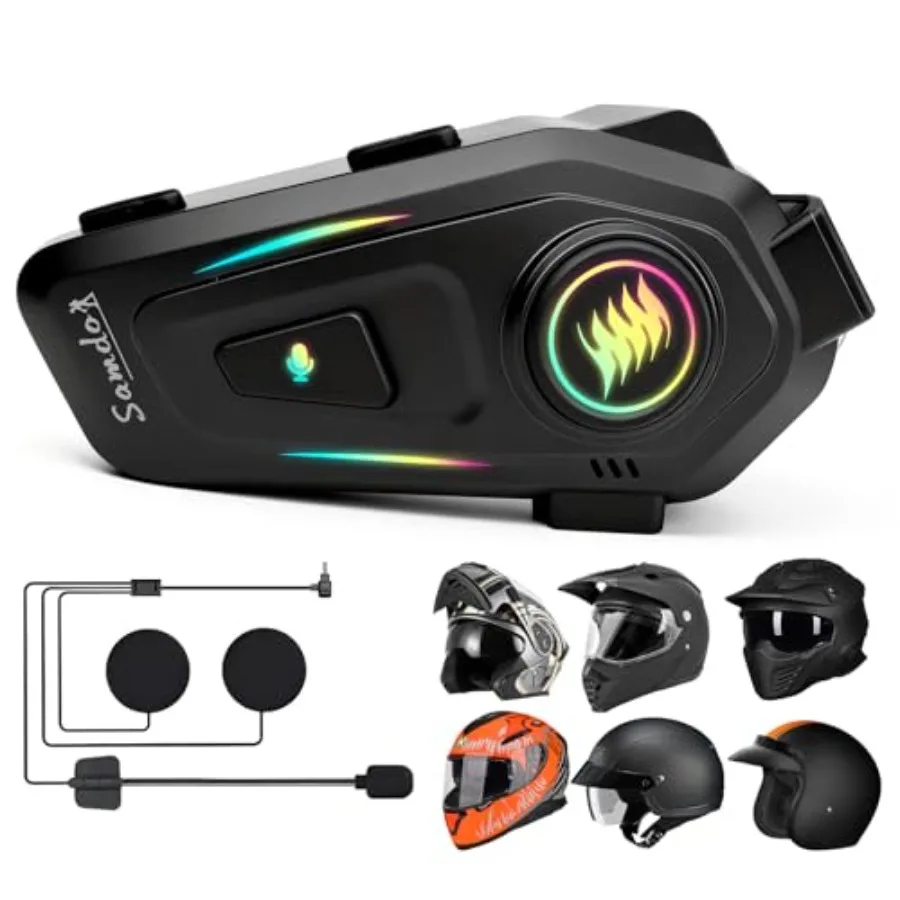 K50 Motorcycle Helmet Bluetooth Headset V5.3, Outdoor Wireless Bluetooth Helmet Speakers with Automatic Answer Music Control IP
K50 Motorcycle Helmet Bluetooth Headset V5.3, Outdoor Wireless Bluetooth Helmet Speakers with Automatic Answer Music Control IP
