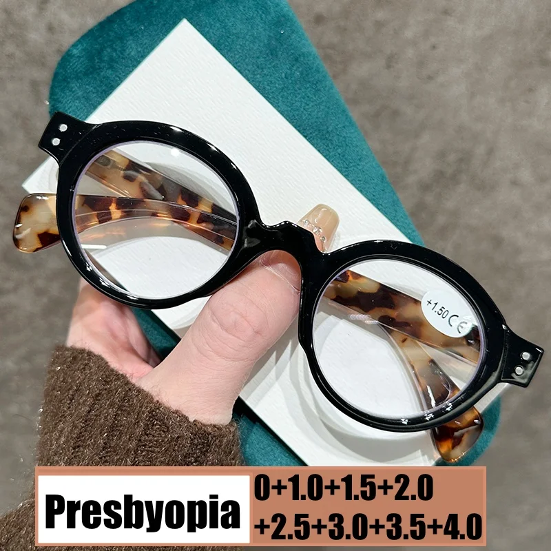 2025 Fashion Small Round Frame Reading Glasses Men Women Anti-Blue Light Presbyopia Unisex Ultralight Eyewear Plus Diopters
2025 Fashion Small Round Frame Reading Glasses Men Women Anti-Blue Light Presbyopia Unisex Ultralight Eyewear Plus Diopters