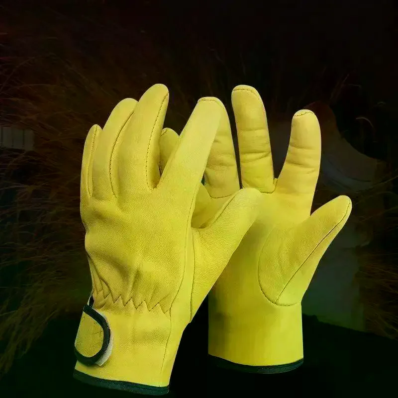 Sheepskin Leather Gloves 1 Pair for Workers Professional Welding Protective Gloves for Work Safety
Sheepskin Leather Gloves 1 Pair for Workers Professional Welding Protective Gloves for Work Safety