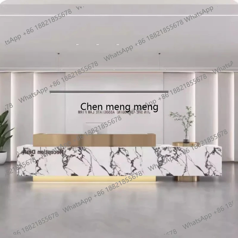 Company Adult Desk Hotel High Quality Checkout Modern Work Design Desk Reception Salon Elegant Modern Escrivaninha Furniture
Company Adult Desk Hotel High Quality Checkout Modern Work Design Desk Reception Salon Elegant Modern Escrivaninha Furniture