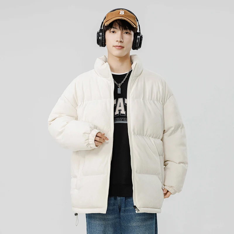 Men's Padded Jacket Corduroy Jacket Winter Stand Collar Zip-up Windbreaker Waterproof Outerwear Unisex Vintage Warm Parkas 2023
Men's Padded Jacket Corduroy Jacket Winter Stand Collar Zip-up Windbreaker Waterproof Outerwear Unisex Vintage Warm Parkas 2023