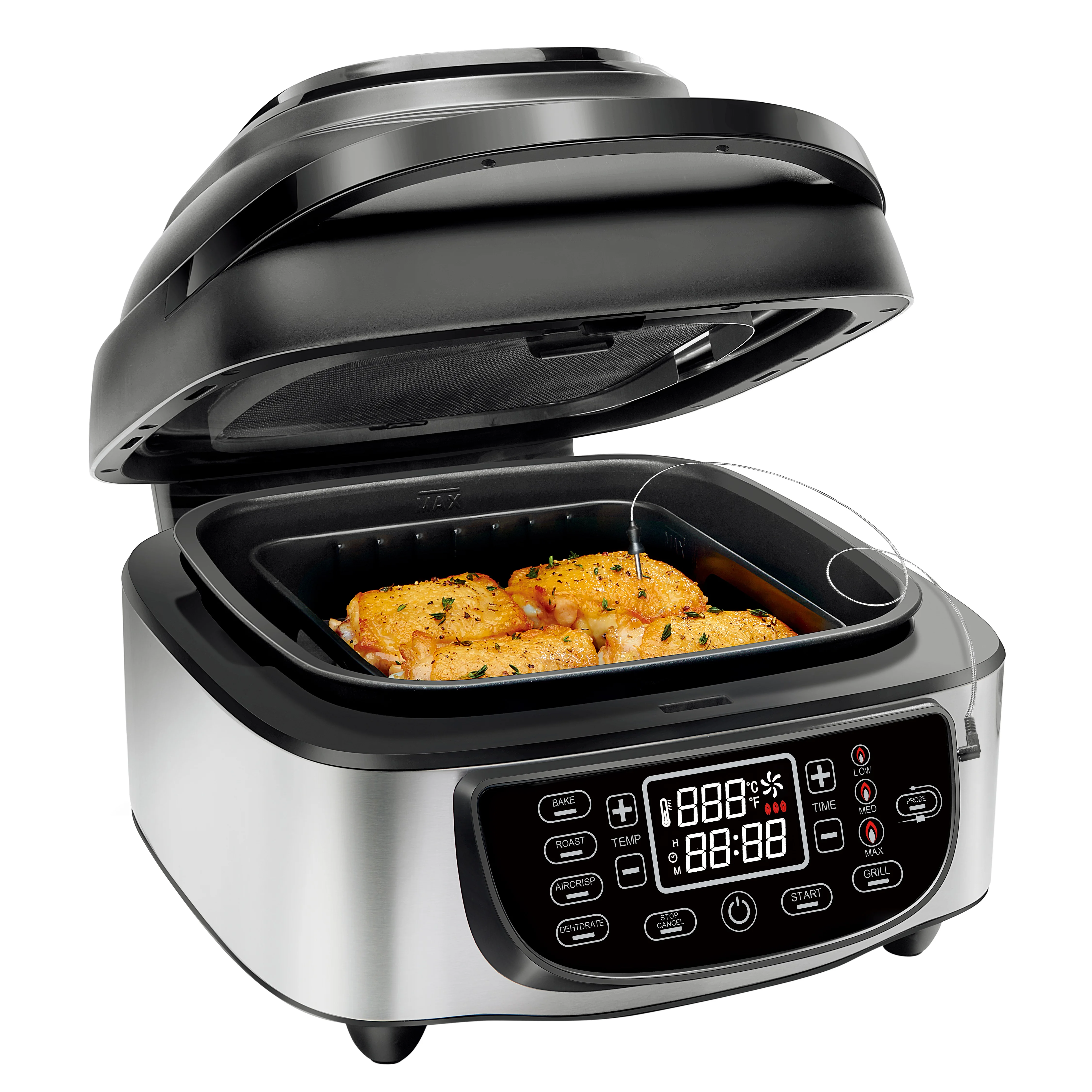 Round Shape 7.0L 1800W Friggitrice ad aria Digital Screen Hot Oilless Air Fryer Oven
Round Shape 7.0L 1800W Friggitrice ad aria Digital Screen Hot Oilless Air Fryer Oven
