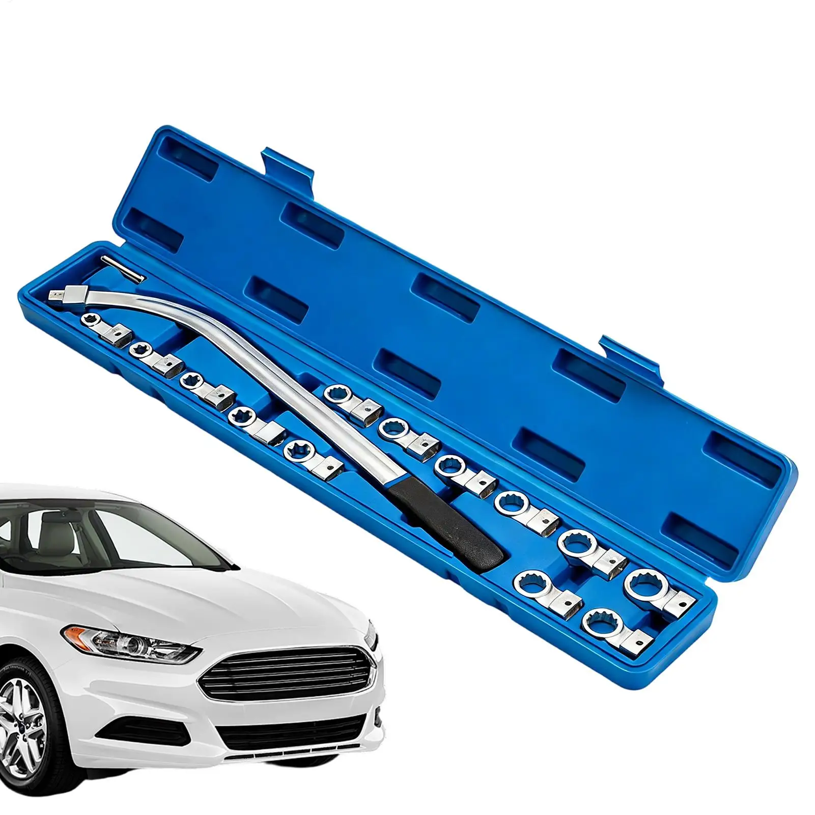 15pcs 12-19mm Car Engine Belt Adjustable Wrench For Disassembly & Assembly Of Idler Pulley Tensioning Special Auto Repair Tool
15pcs 12-19mm Car Engine Belt Adjustable Wrench For Disassembly & Assembly Of Idler Pulley Tensioning Special Auto Repair Tool