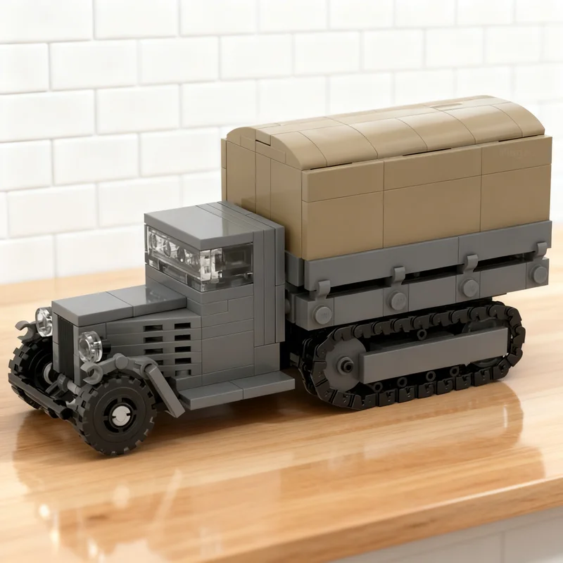 360pcs MOC Ww2 ZIS 22 Soviet Truck 1 45 Scale System Model Building Blocks Architecture Christmas Gifts Toy Idea Education DIY
360pcs MOC Ww2 ZIS 22 Soviet Truck 1 45 Scale System Model Building Blocks Architecture Christmas Gifts Toy Idea Education DIY