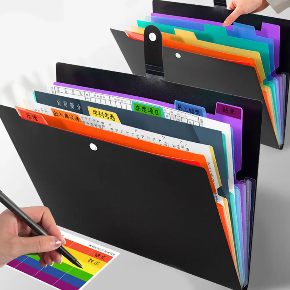 Expanding File Folder Accordion Binder Document Organizer Portable Large Capacity Multi Pocket Storage File Organizer for A4
Expanding File Folder Accordion Binder Document Organizer Portable Large Capacity Multi Pocket Storage File Organizer for A4