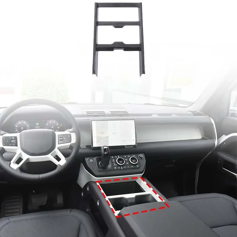 1Pcs Real Carbon Fiber For Land Rover Defender 90 110 130 2025+ Car central control gear panel decorative sticker accessories
1Pcs Real Carbon Fiber For Land Rover Defender 90 110 130 2025+ Car central control gear panel decorative sticker accessories