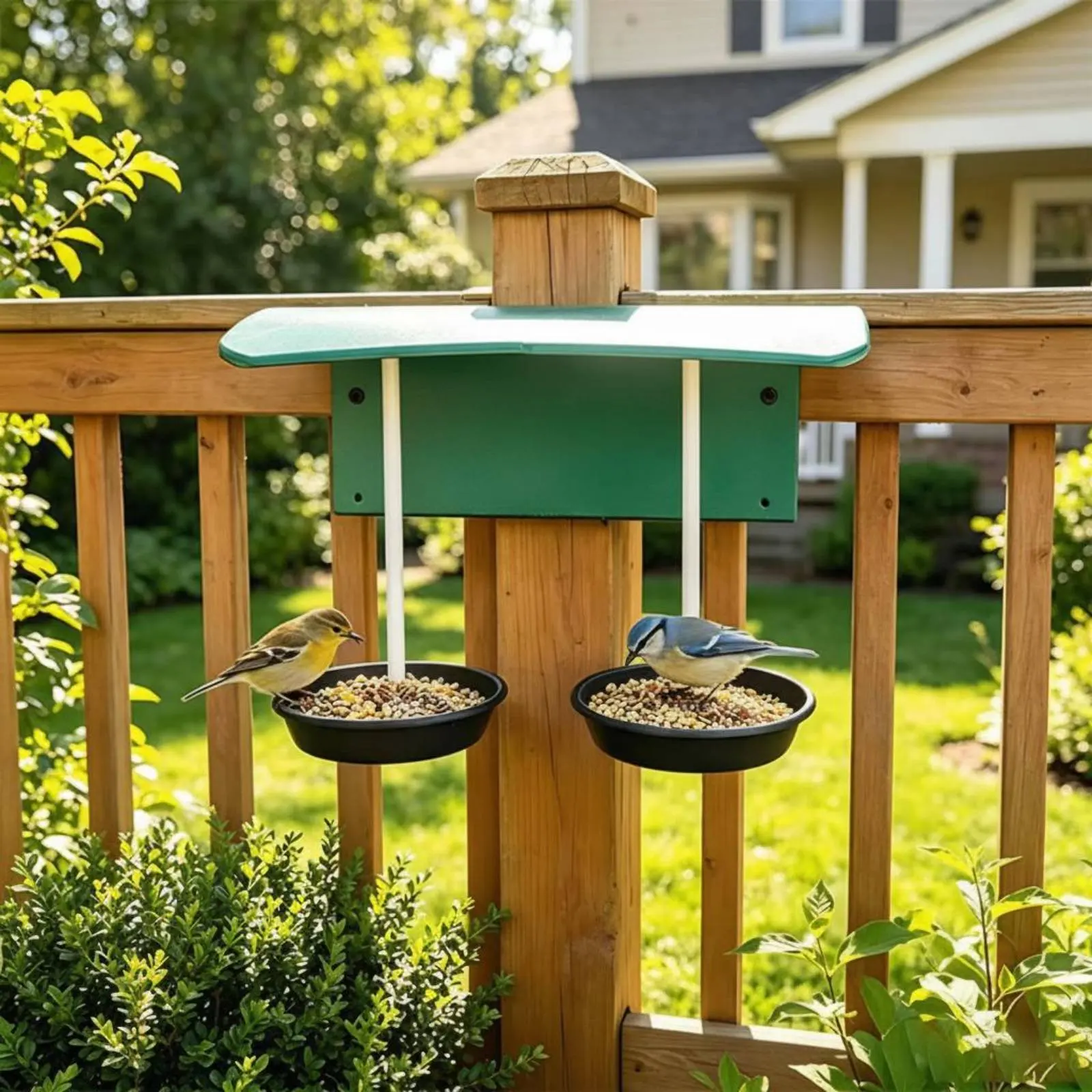 Rain Cover Bird Feeder Easy to Hang Metal Bird Feeder Metal Dome Cover Heavy Duty for Yard
Rain Cover Bird Feeder Easy to Hang Metal Bird Feeder Metal Dome Cover Heavy Duty for Yard
