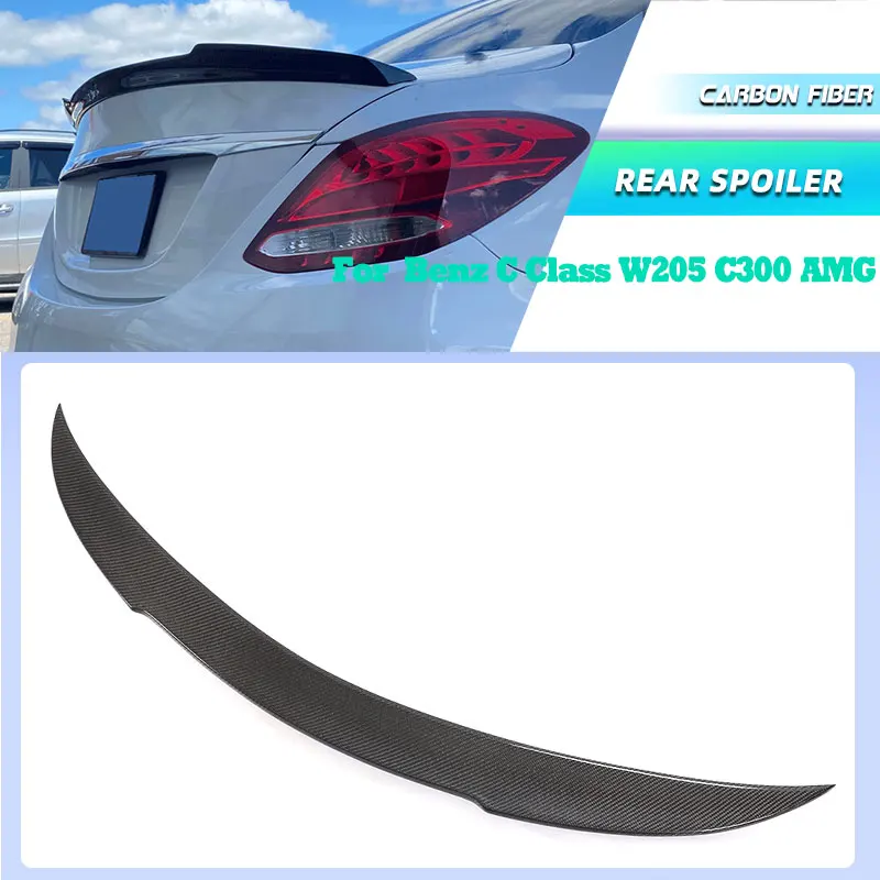 Full Carbon Fiber Car Rear Trunk Spoiler Wings for Mercedes Benz C Class W205 C300 AMG Sedan 2015-2020 Rear Spoiler Wing Lip
Full Carbon Fiber Car Rear Trunk Spoiler Wings for Mercedes Benz C Class W205 C300 AMG Sedan 2015-2020 Rear Spoiler Wing Lip