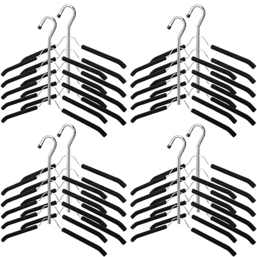 Space Saving Clothes Hanger Packs 5 in 1 Multi Layer Anti Slip Metal Heavy Duty Stainless Steel Sweater Shirt Clothes Hangers C
Space Saving Clothes Hanger Packs 5 in 1 Multi Layer Anti Slip Metal Heavy Duty Stainless Steel Sweater Shirt Clothes Hangers C