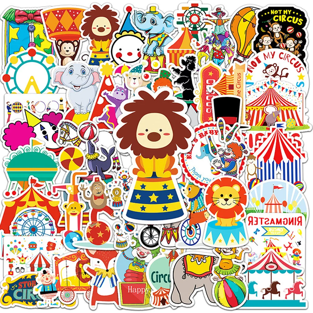 10/30/50pcs Funny Cartoon Circus Graffiti Stickers Cute Decoration Sticker DIY Suitcase Phone Skateboard Diary Decals Decoration
10/30/50pcs Funny Cartoon Circus Graffiti Stickers Cute Decoration Sticker DIY Suitcase Phone Skateboard Diary Decals Decoration