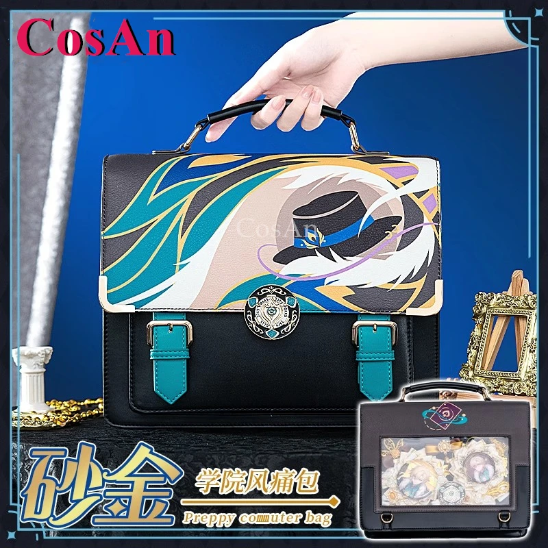 CosAn Game Honkai: Star Rail Aventurine Cosplay Theme Impression Pack Daily Preppy Commuter Backpack Messenger Bag Lovely Itabag
CosAn Game Honkai: Star Rail Aventurine Cosplay Theme Impression Pack Daily Preppy Commuter Backpack Messenger Bag Lovely Itabag