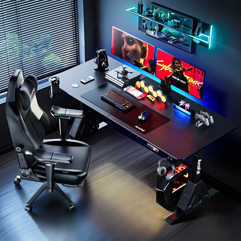 E-sports table double motor solid wood lifting table computer table double book table
E-sports table double motor solid wood lifting table computer table double book table