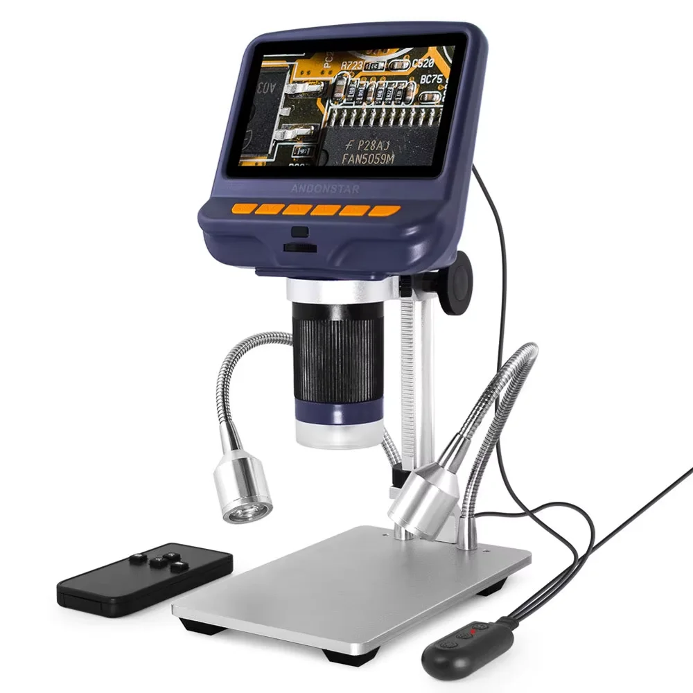 AD106S USB Digital Microscope With 4.3'' LCD Screen 200X for PCB Soldering BGA Jewelry Appraisal Digital Microscope
AD106S USB Digital Microscope With 4.3'' LCD Screen 200X for PCB Soldering BGA Jewelry Appraisal Digital Microscope