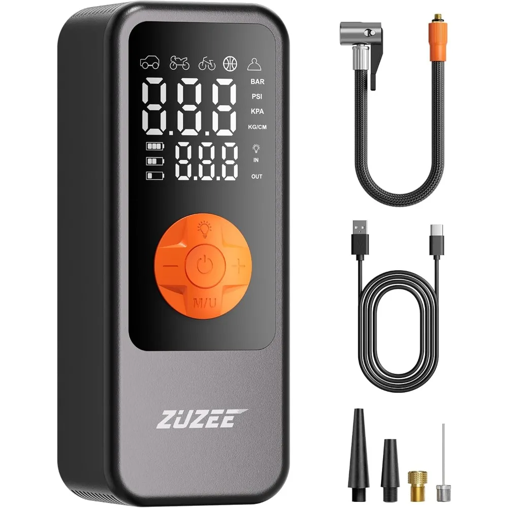 Tire Inflator Portable Air Compressor, 4X Faster & High-Capacity Battery, Portable Tire Inflator with Digital Pressure Gauge,
Tire Inflator Portable Air Compressor, 4X Faster & High-Capacity Battery, Portable Tire Inflator with Digital Pressure Gauge,