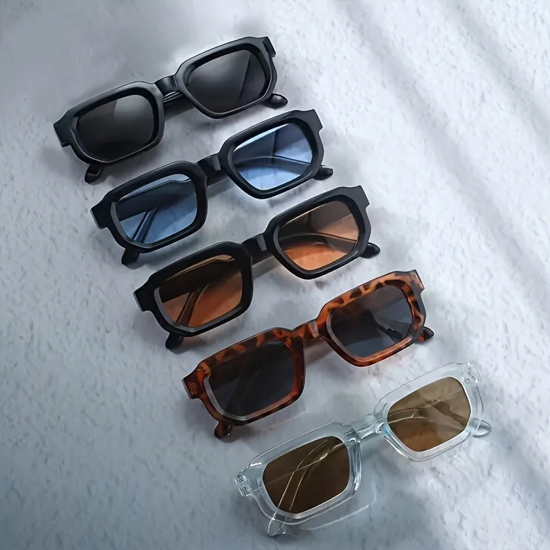 5 шт., новые модные очки в стиле ретро для мужчин, повседневные повседневные очки в маленькой оправе, крутые черные очки, подходящие для фотографии
5 шт., новые модные очки в стиле ретро для мужчин, повседневные повседневные очки в маленькой оправе, крутые черные очки, подходящие для фотографии