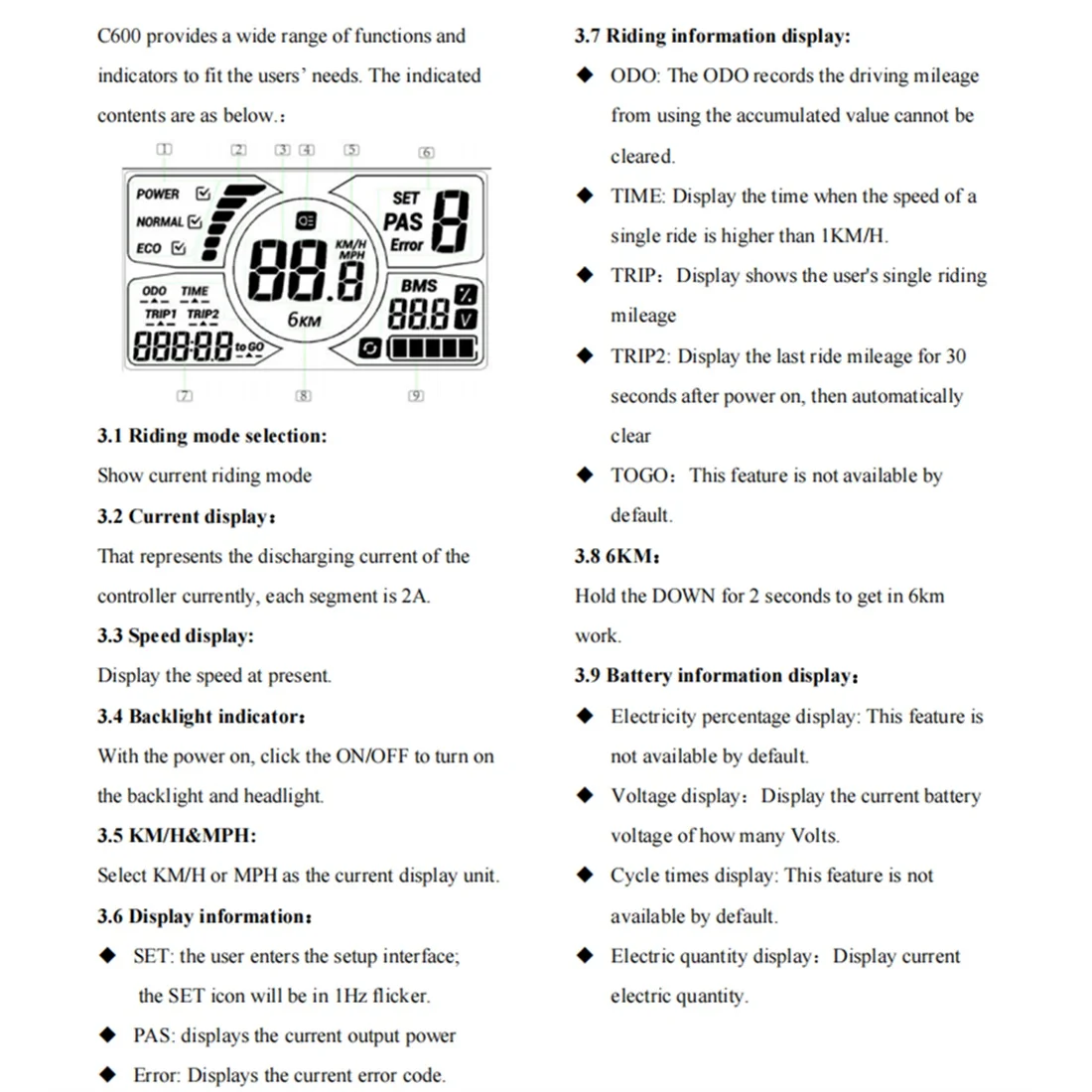ABVH-5S Protocol 24V 36V 48V LCD C600 Big 4 Inch Big Screen Electric Bicycle Display With Waterproof Connector
ABVH-5S Protocol 24V 36V 48V LCD C600 Big 4 Inch Big Screen Electric Bicycle Display With Waterproof Connector